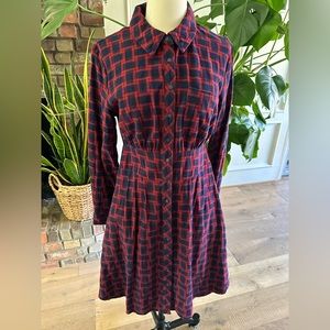 Velvet Heart Flannel Cotton Dress S